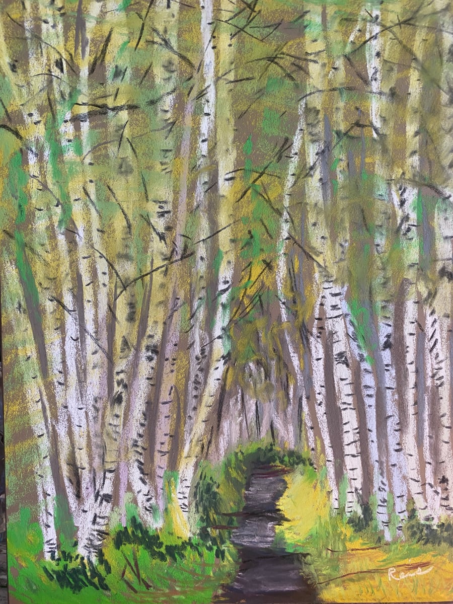 Among the Birches by Kathryn Reis 