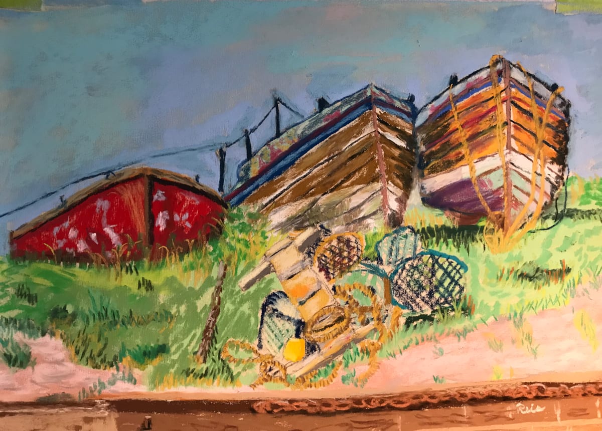 Boats Ashore by Kathryn Reis, Image 1.