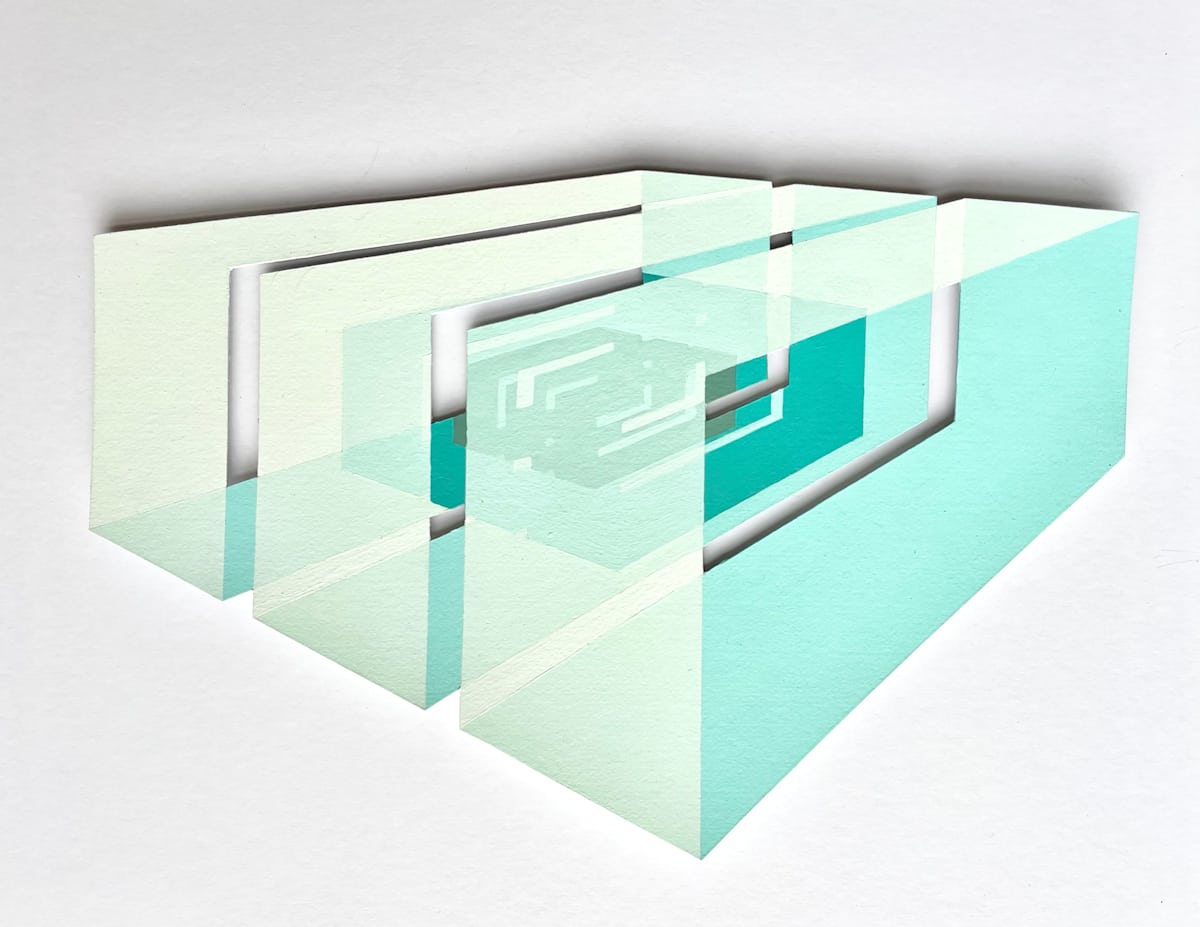 Transparent Forms on Paper 4 by Katy Ann Gilmore, Image 12.