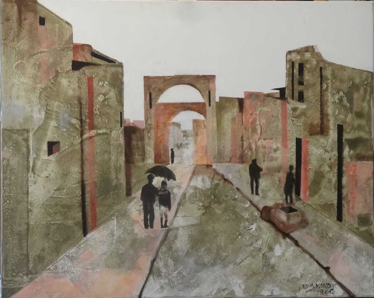 Pompeii III - It is raining in Pompeii by Ewa Miazek-Mioduszewska 