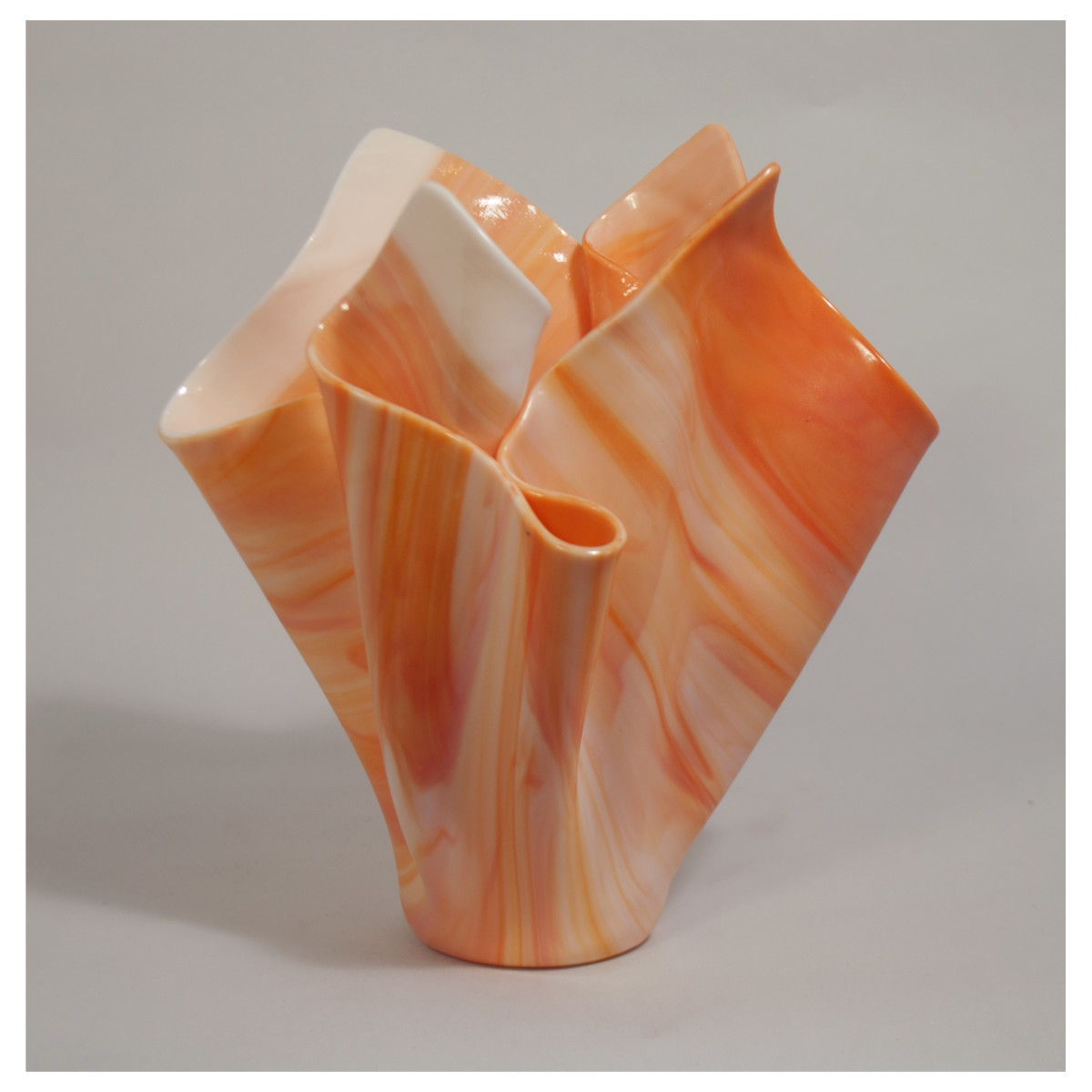 Handblown Glass Vase #5 by Jeff Gullett 