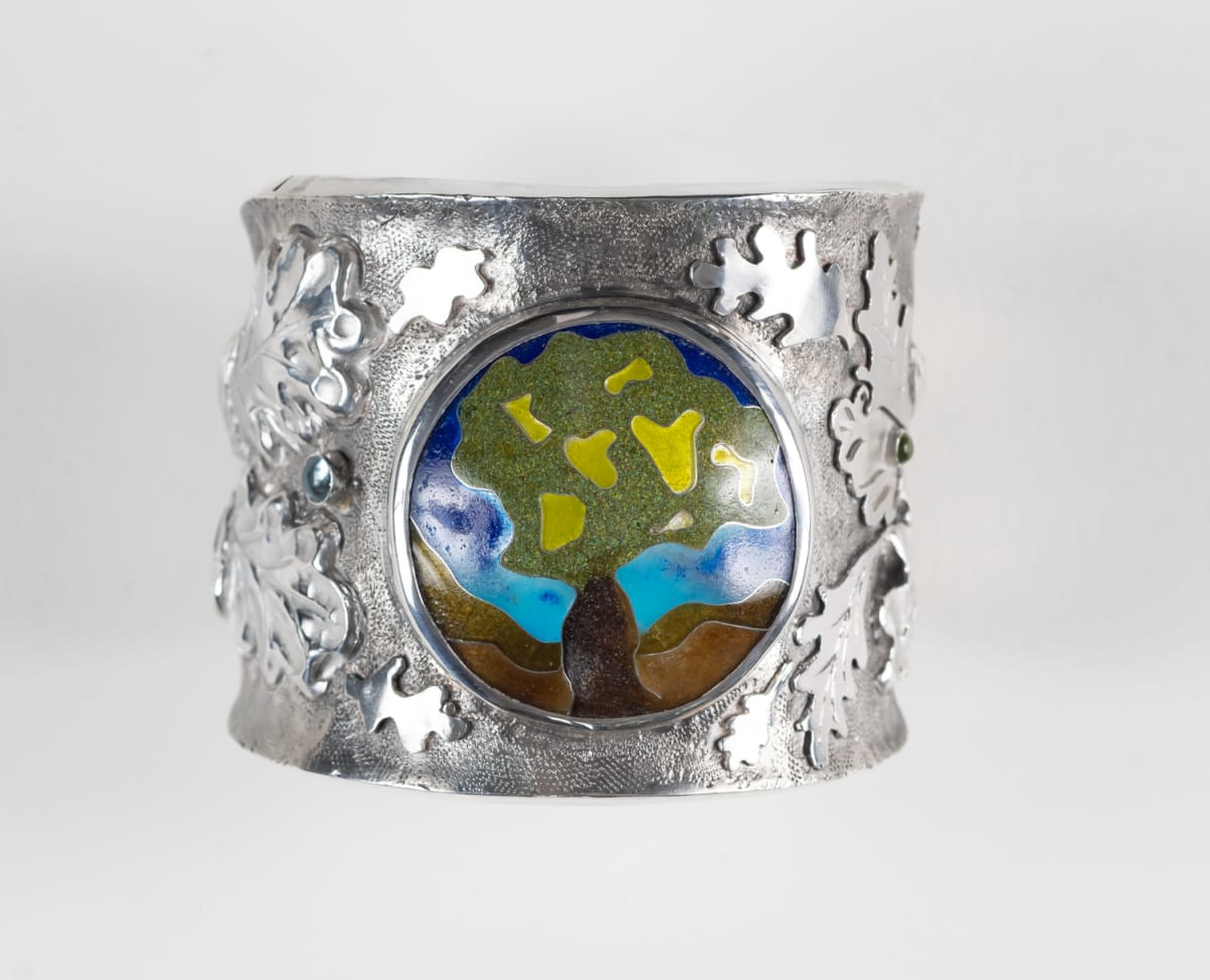 Tree & Leaves Cuff by Sheridan Conrad, Image 4.