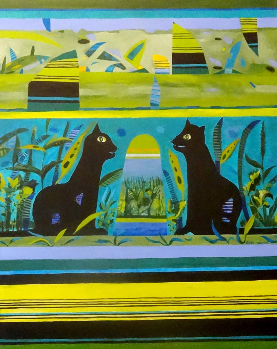 Two Black Cats by Ewa Miazek-Mioduszewska, Image 6.