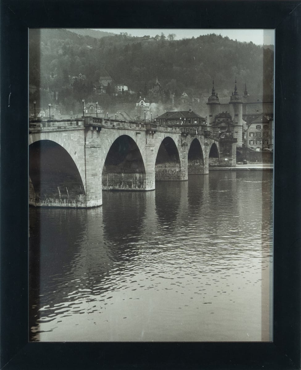 B&W Photography of European Bridge by Unknown 