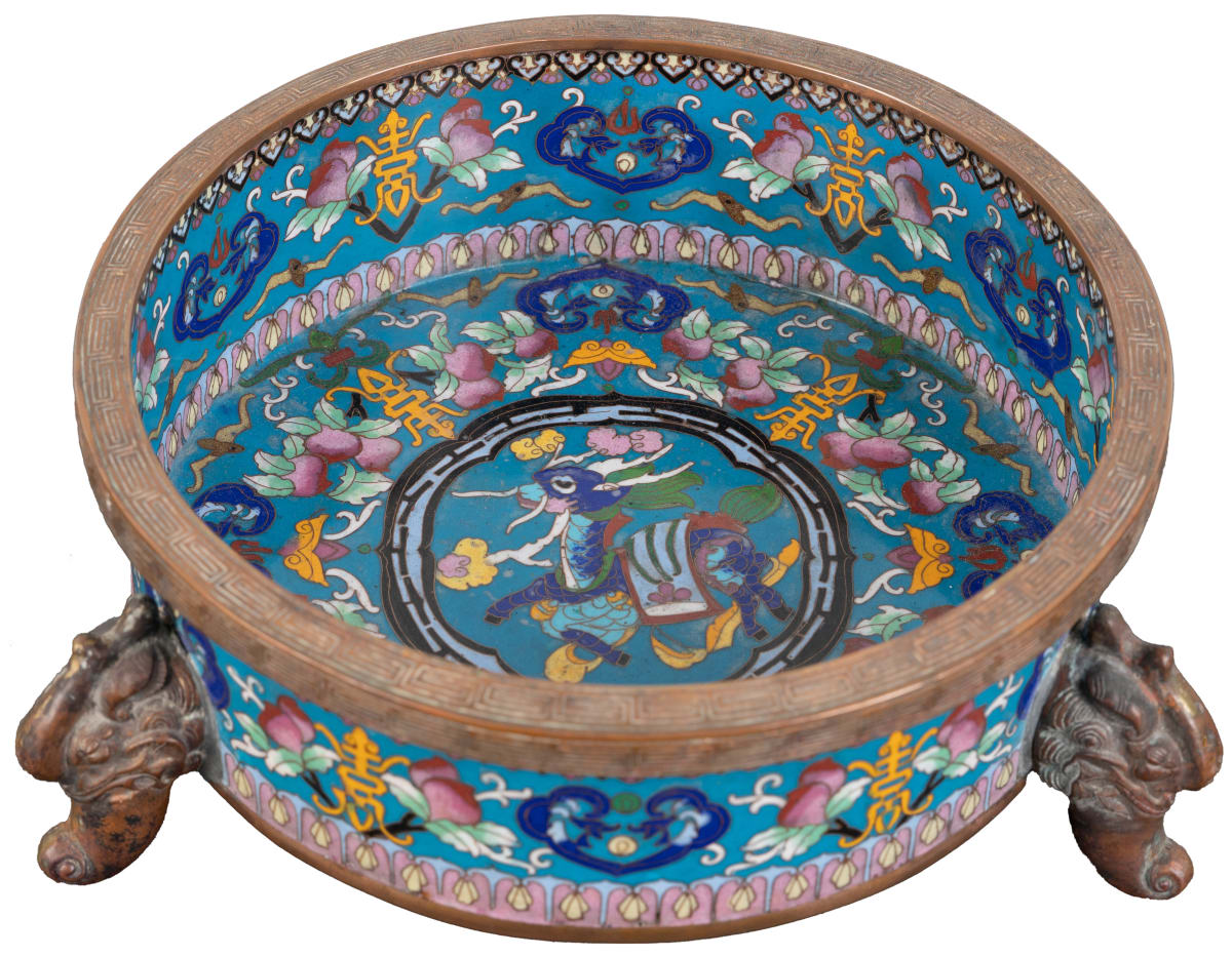 Antique Chinese Cloisonné Bowl by Unknown 