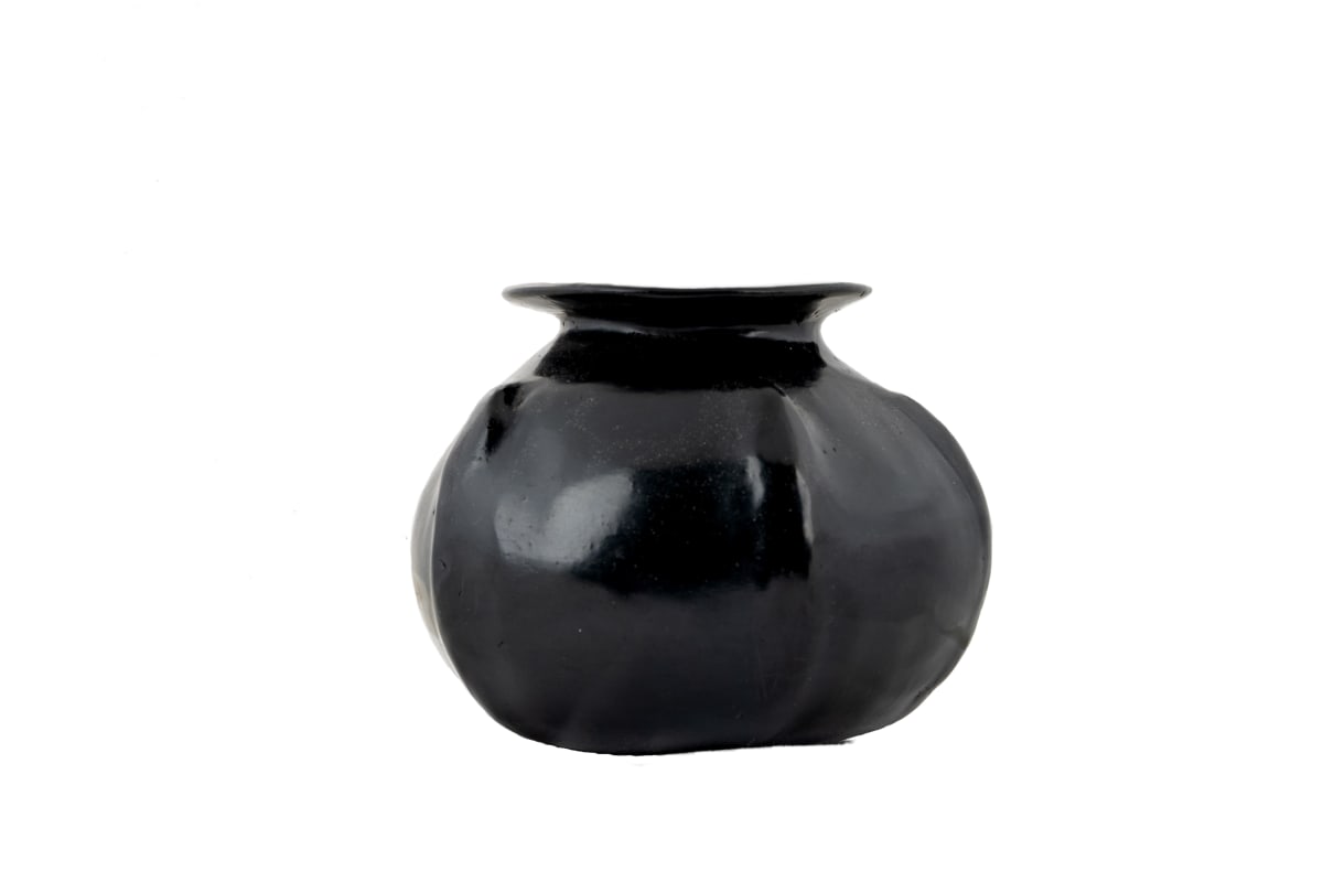 Black  Ceramic Vase - Native American by Unknown 