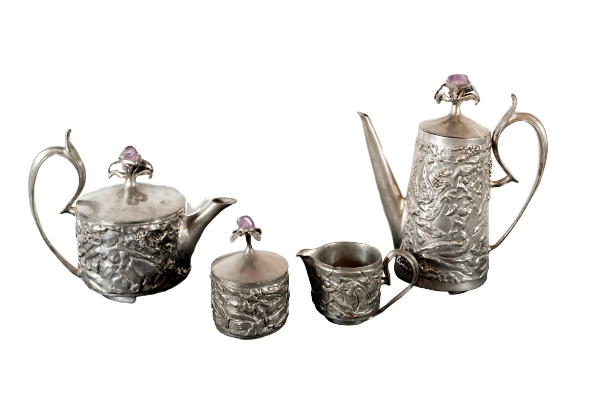 Cathay Tea and Coffee Service (1 set of 4 pieces) by Harold Castor 