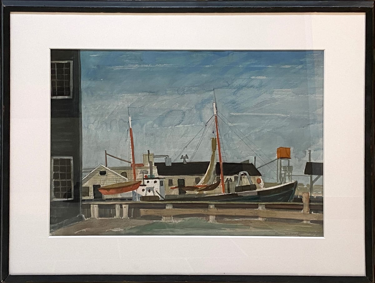 Fisherman's Wharf by Morris Blackburn 
