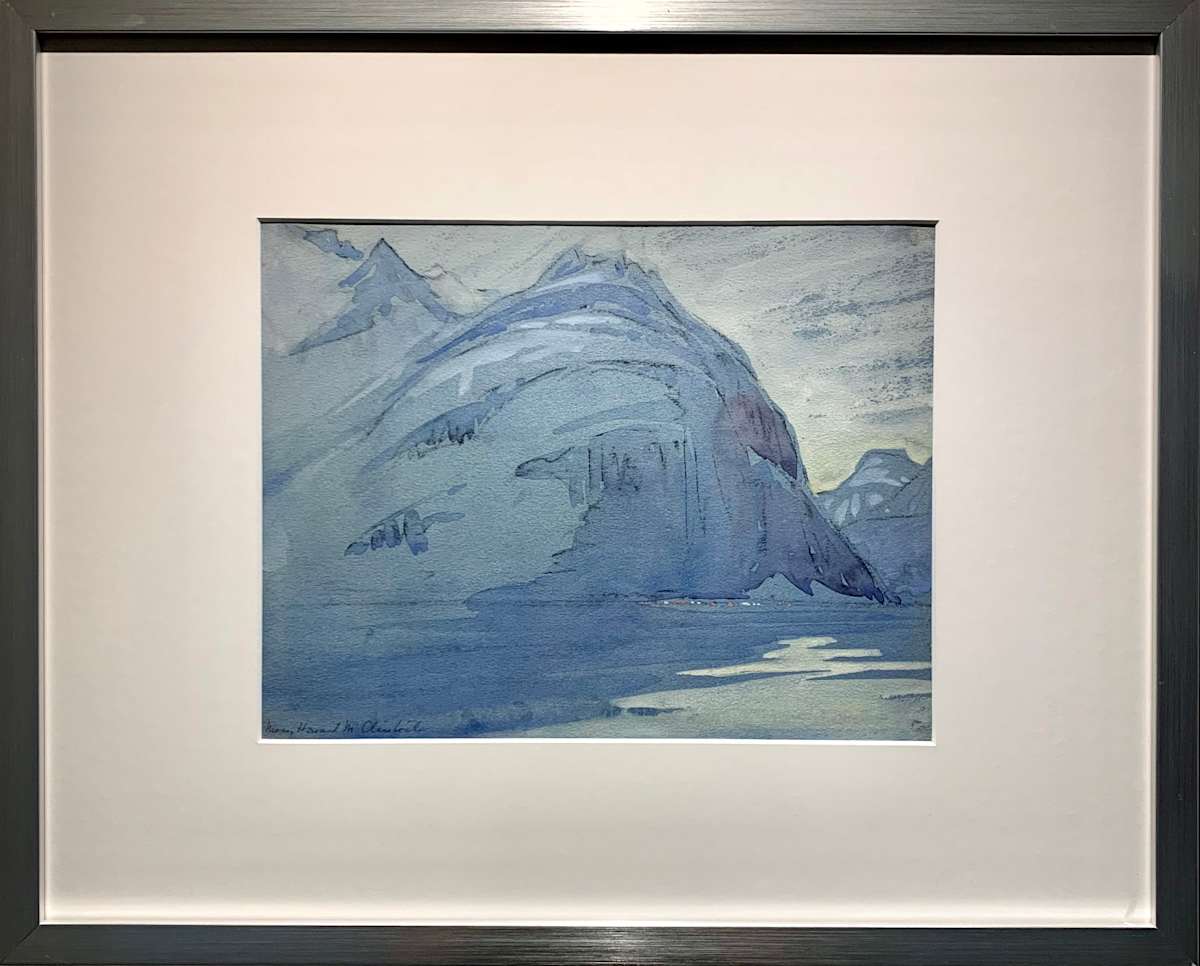 Snow Capped Harbor Landscape by Mary Howard, Image 11.