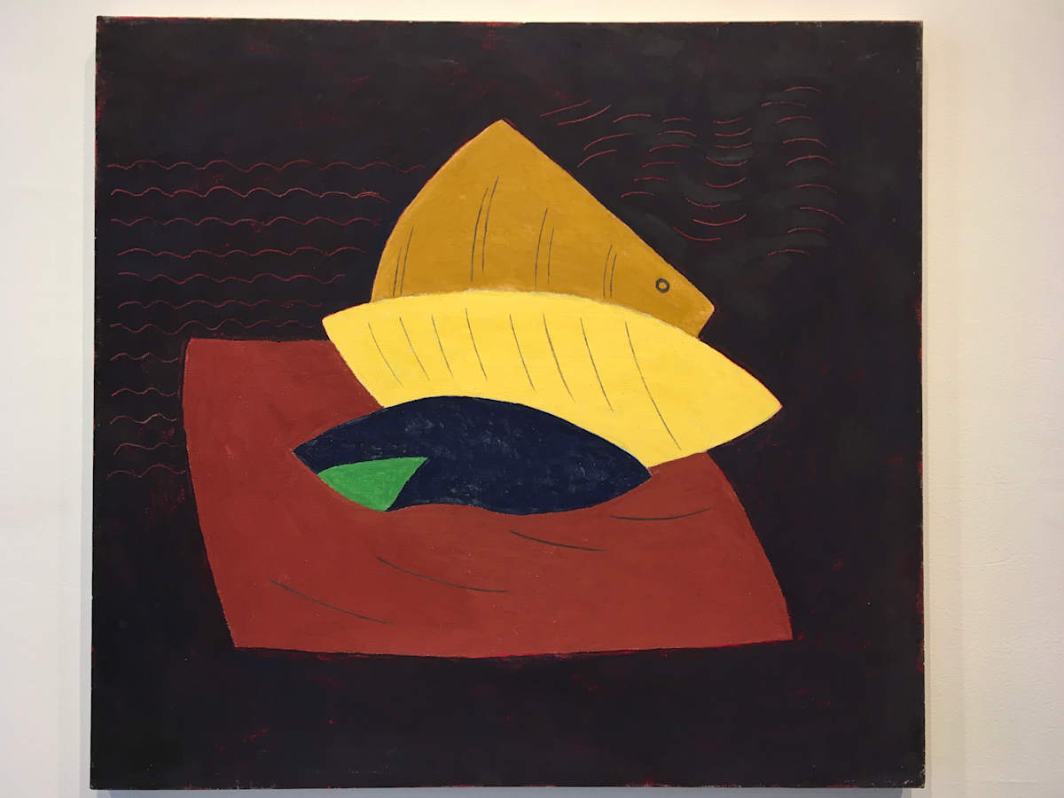 Abstract Fish Still Life by Robert Bonaparte 