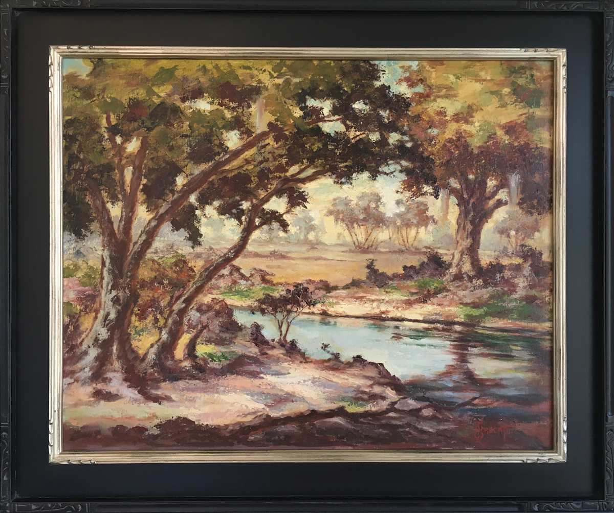 Summer River Landscape by Samuel J. Brocato, Image 5.