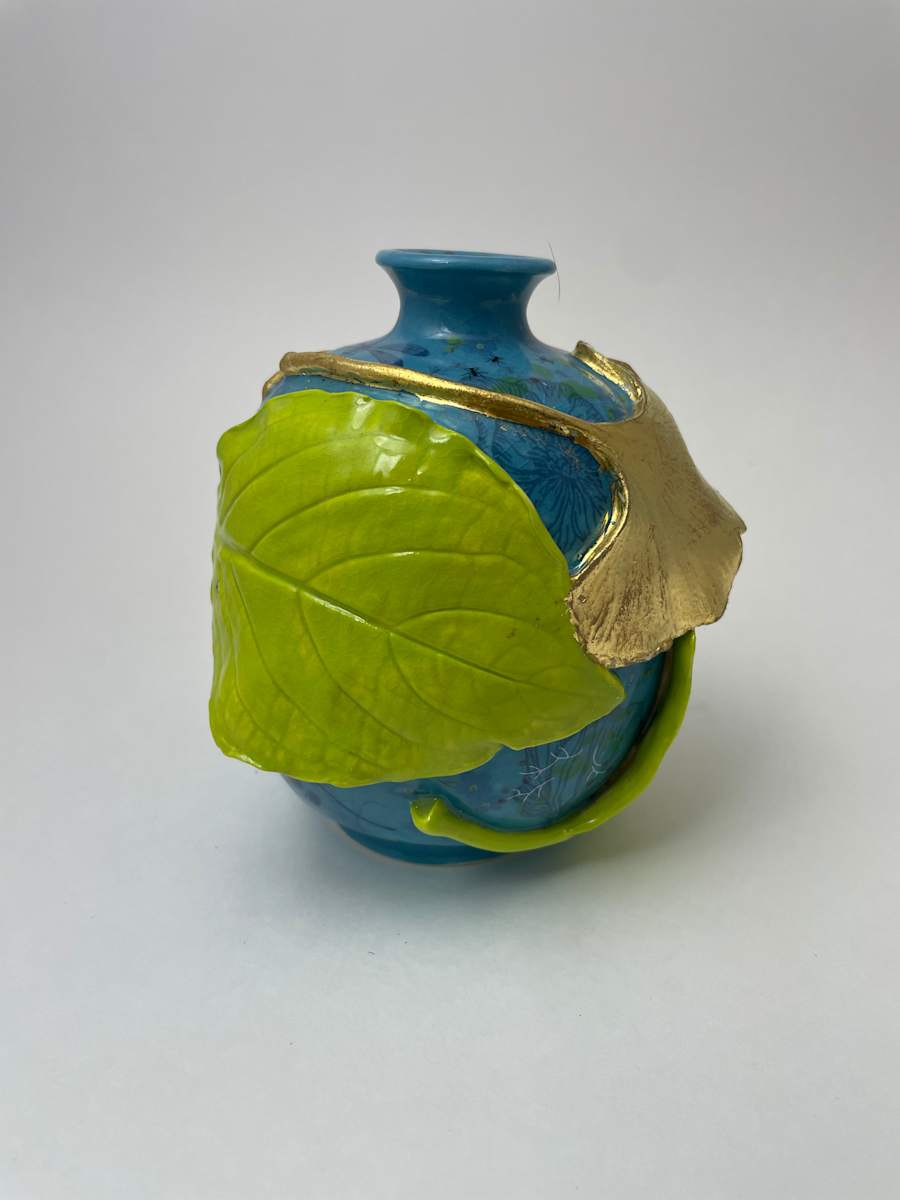 Twilight Garden with Poppies by Roger Runge 