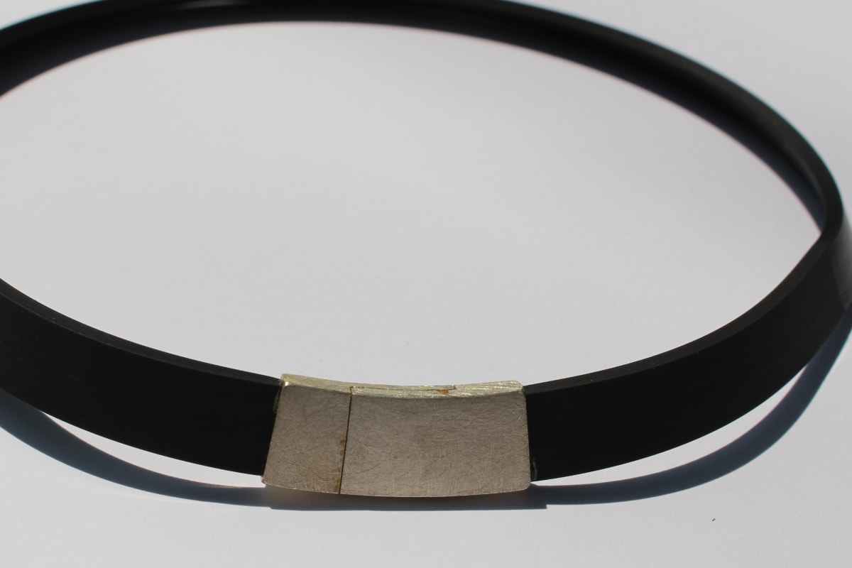 Black Rubber Choker #4 by Sheridan Conrad, Image 1.
