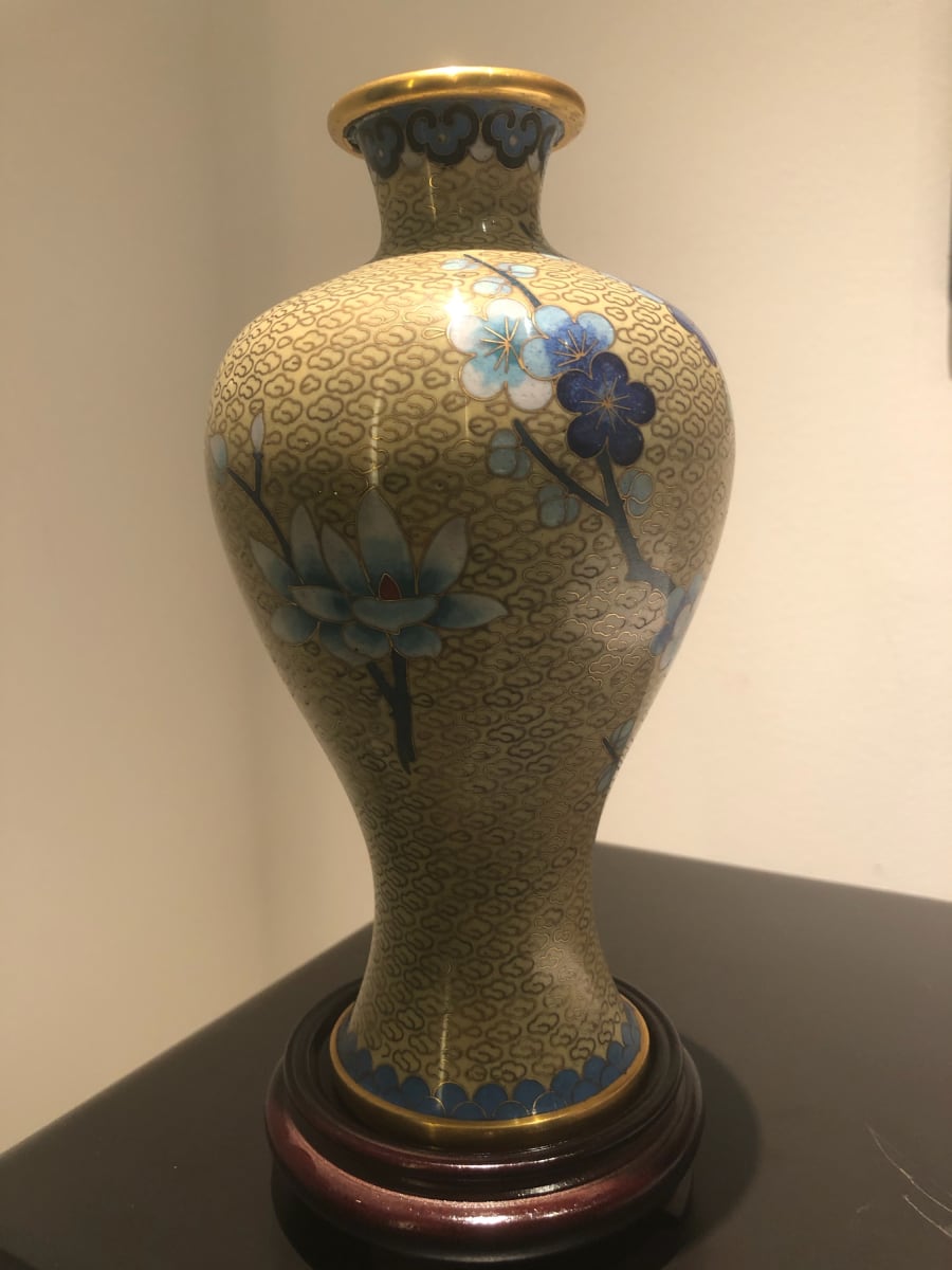 Antique Chinese Cloisonne Vase by Unknown 