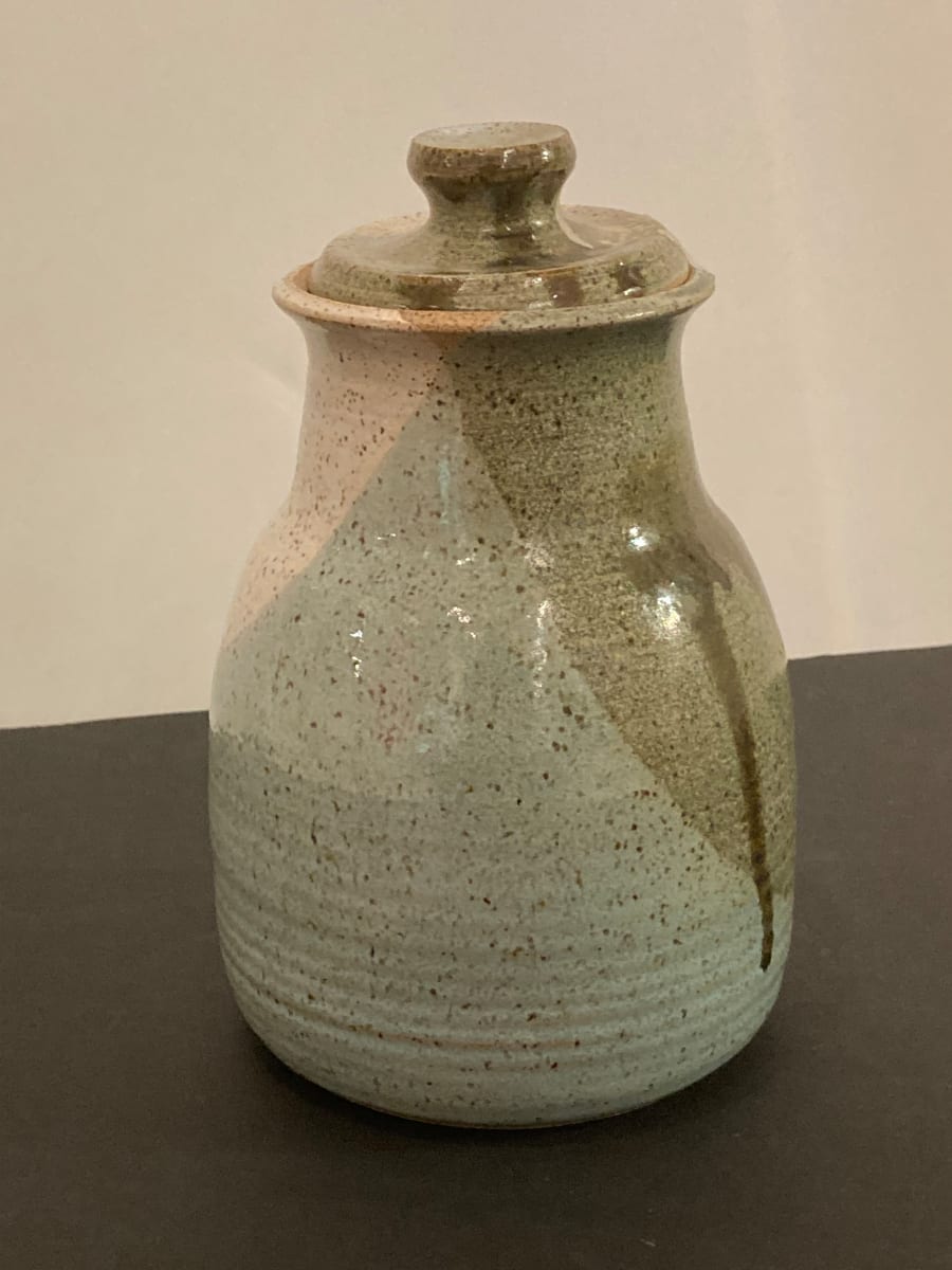 Ceramic Lidded Vessel by Julie Cavender 
