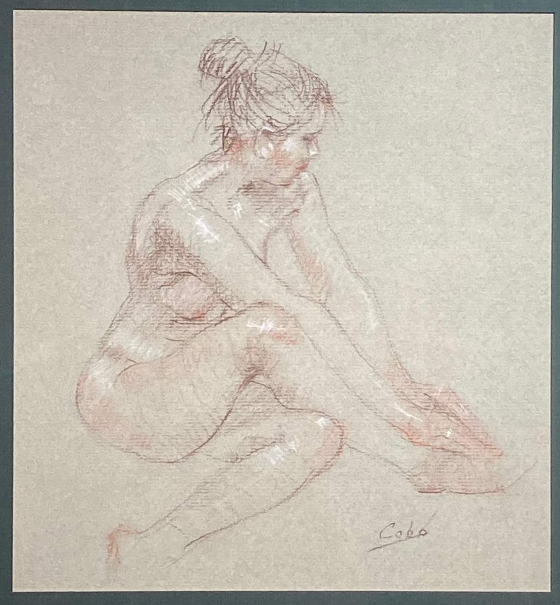 Adrian in Gesture I by James Cobb 