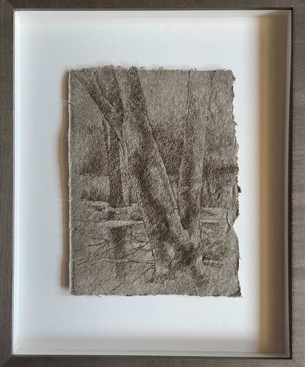 Mondo Pond: Winter Landscape by Katherine Liontas-Warren, Image 2.