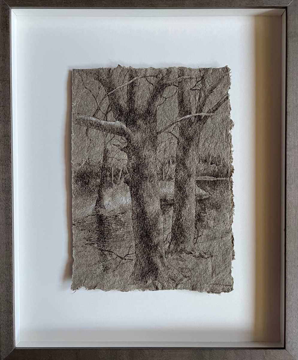 Wepawaug Trails: Winter II by Katherine Liontas-Warren, Image 6.