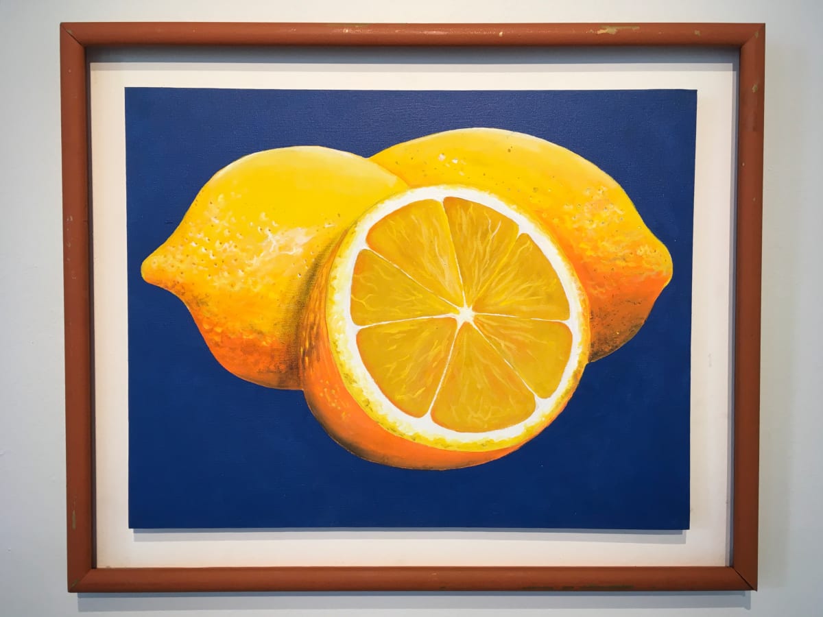 Colombian Pop Art, Painting of Lemons by Unknown 