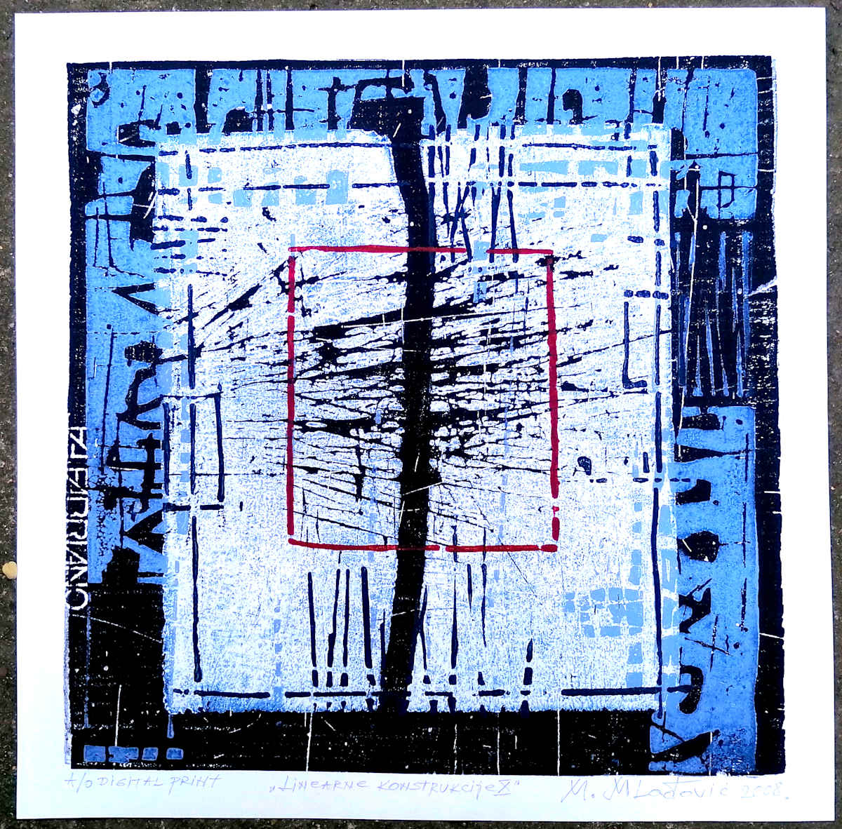 Linear Construction X by Miodrag Mladjovic, Image 11.