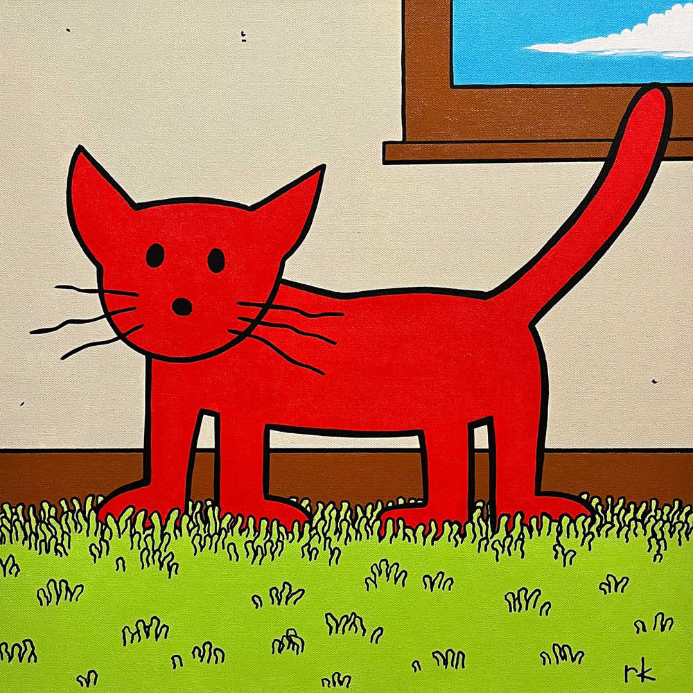 Shag Carpet Kitty by Red Kittens 