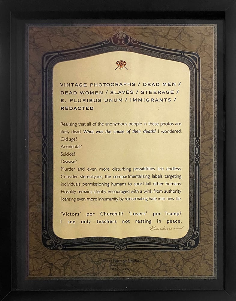 Immigrants Redacted by Marc Barker 