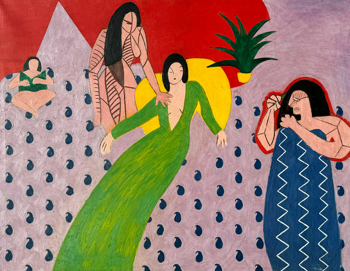 Oasis (Four Figures) by Robert Bonaparte 