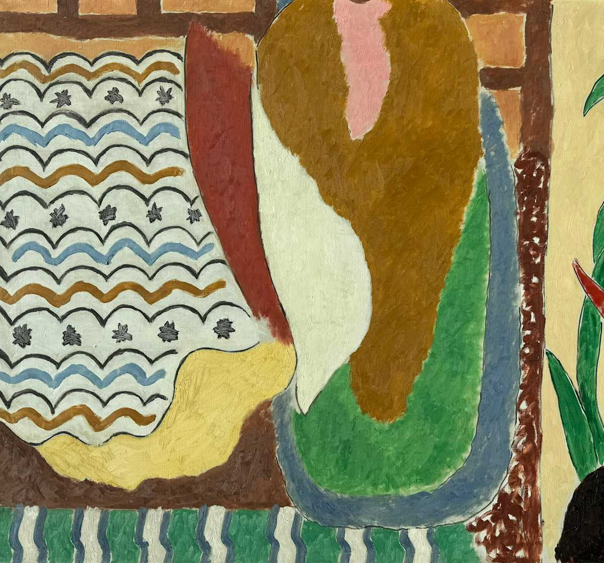 Still Life with Tapestry by Robert Bonaparte 
