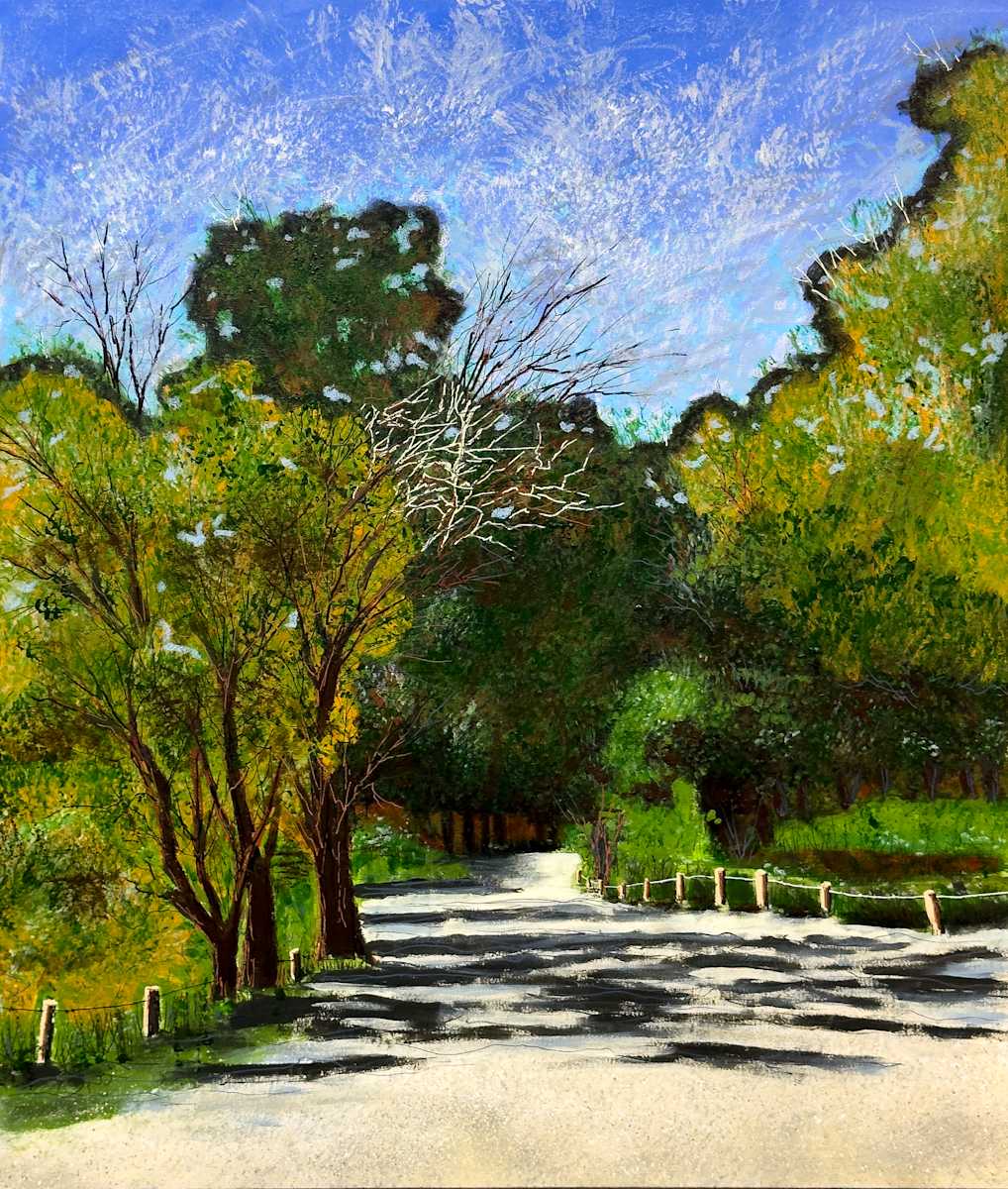 Sunlit Pathways by Larry Hefner 