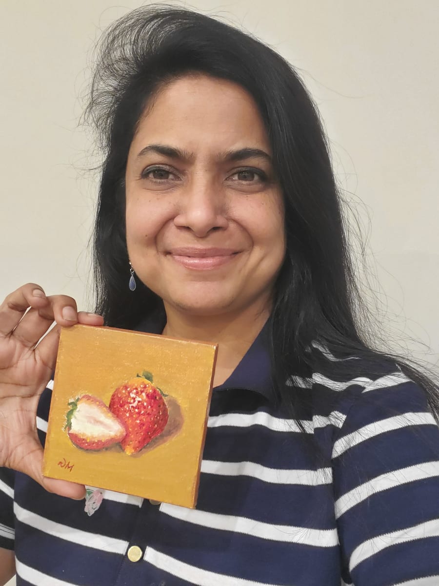Mini - Strawberries by Monika Gupta 