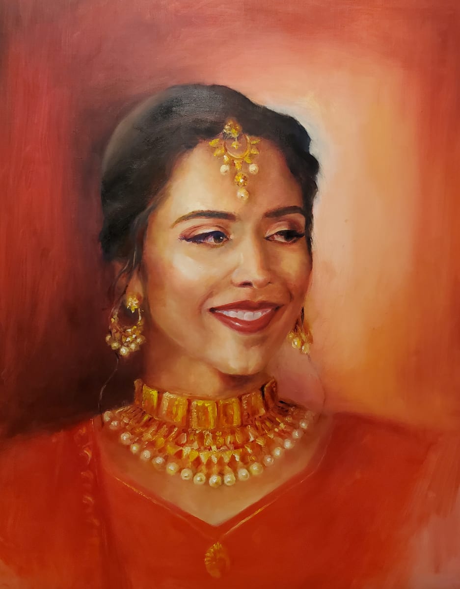 Portrait - Vibha by Monika Gupta 