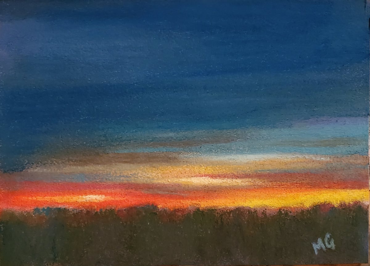 Sunset - Serenity by Monika Gupta 