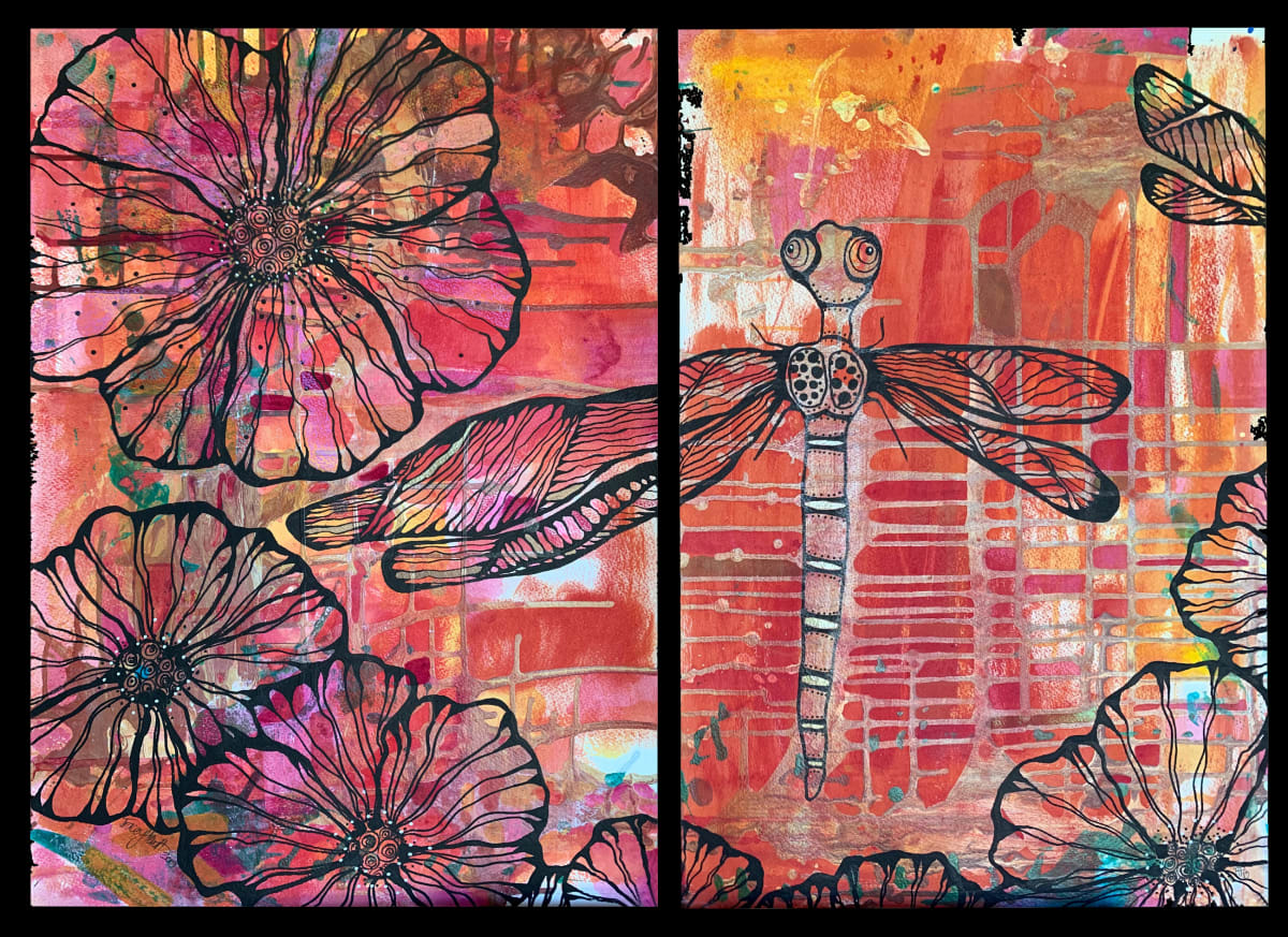 Dialogue With A Dragonfly by Tracey Hewitt 