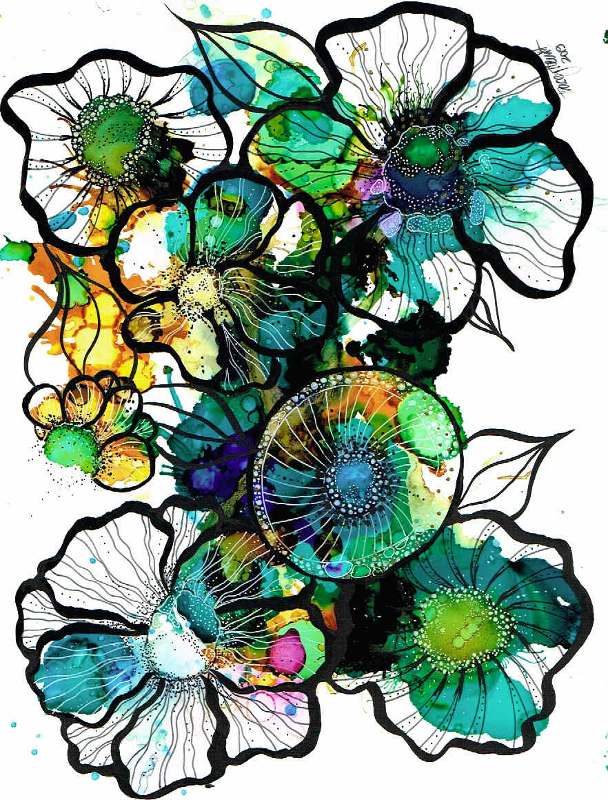 Turquoise Efflorescence by Tracey Hewitt, Image 1.