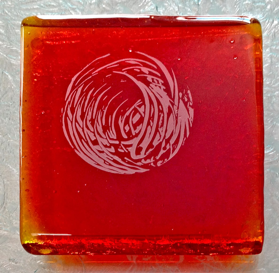 "Daydreamer" by Nancy Gong  Image: "Daydreamer"  Cast glass paperweight.