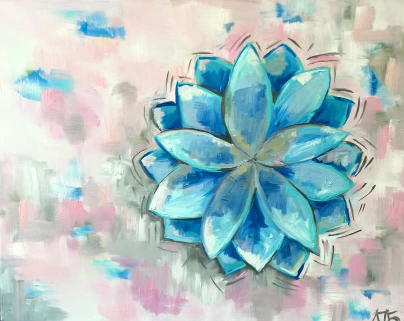 Blue Flower by Lyra Brayshaw 