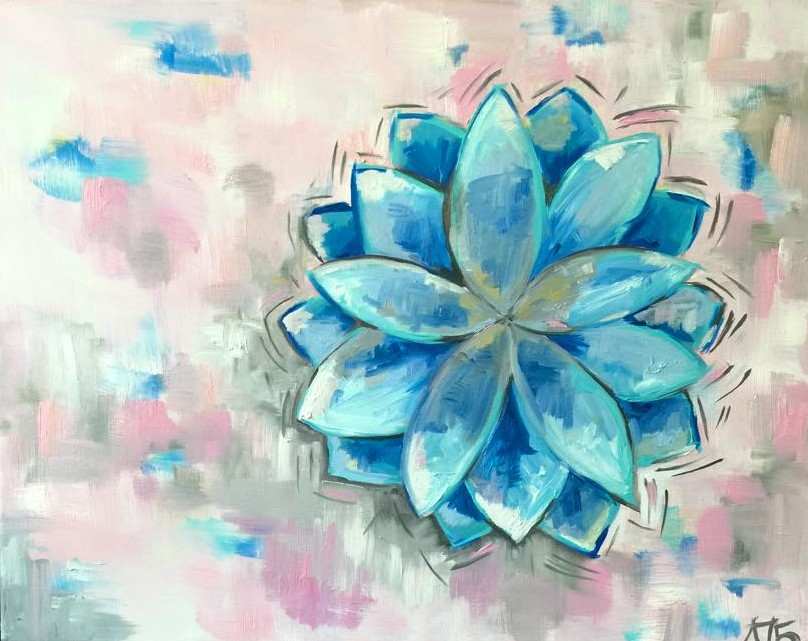 Blue Flower by Lyra Brayshaw, Image 1.