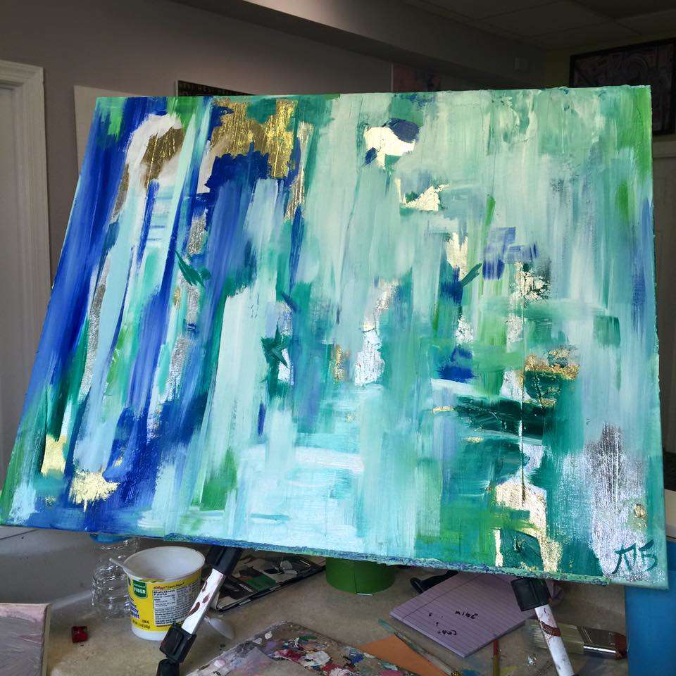 Green Abstract by Lyra Brayshaw, Image 1.