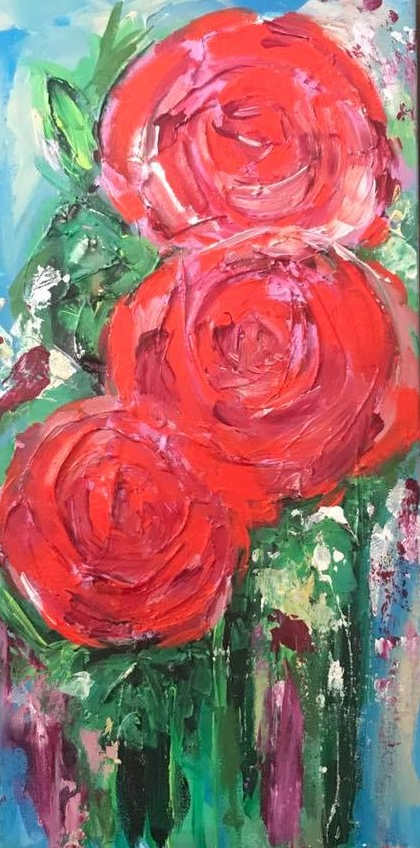 Red Roses by Lyra Brayshaw, Image 1.