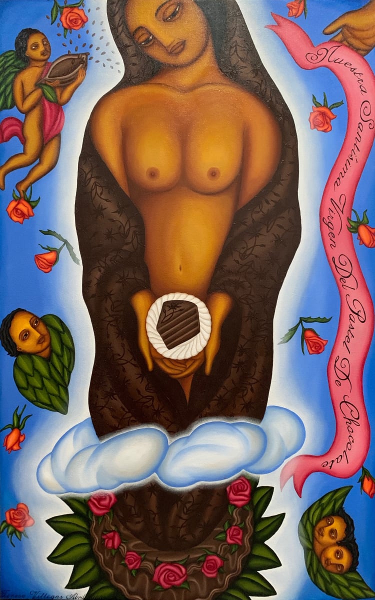 La Virgen Del Pastel De Chocolate by TERESA VILLEGAS 