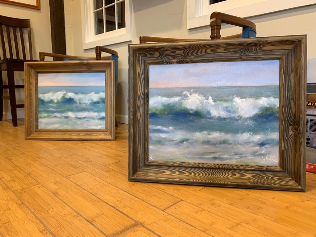 More Waves, (Left & Right) by Jennifer Hooley 