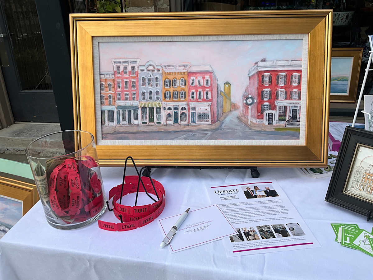 “Looking Up Lincklaen” (Series) Raffle for Debbie’s Brain Cancer Research Fund by Jennifer Hooley 