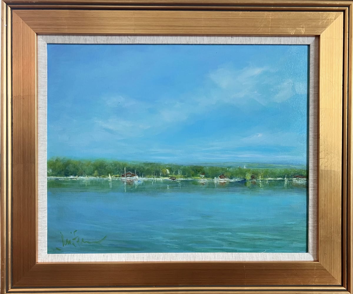 Cazenovia Lake (Looking East Series) by Jennifer Hooley 