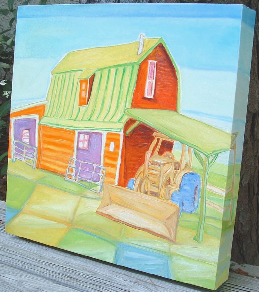 Another Tractor Barn by Jennifer Hooley 