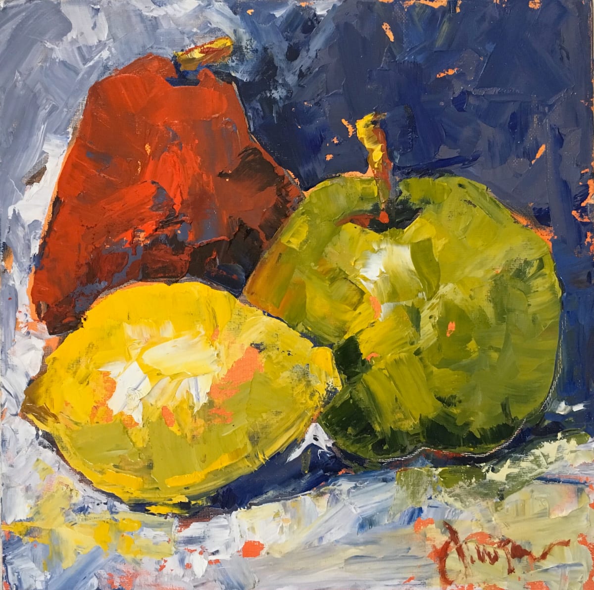 Palette Fruit I by Jennifer Hooley 