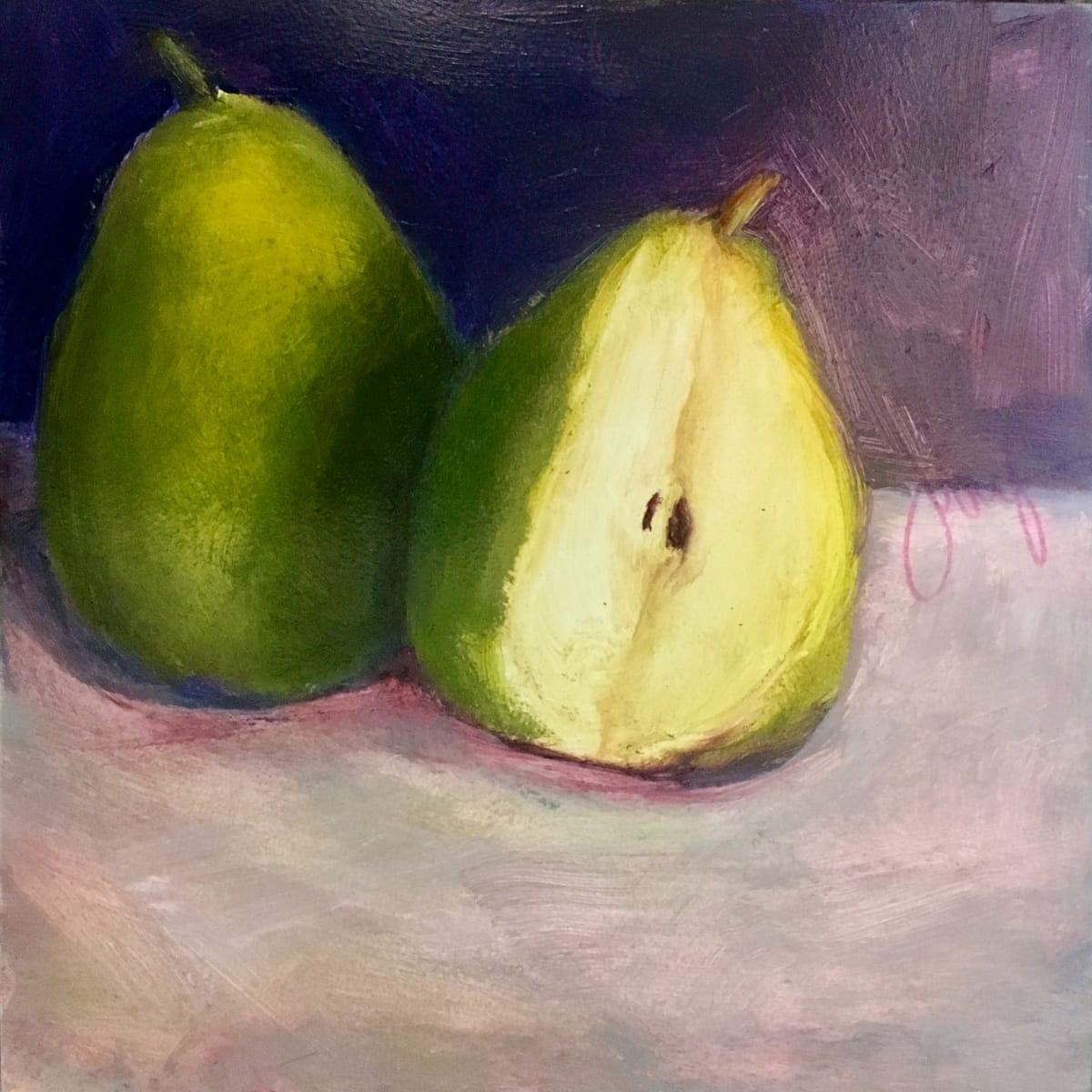 Pear Pair II by Jennifer Hooley 