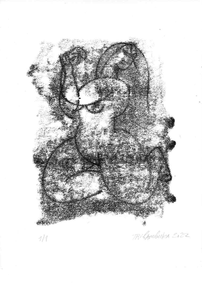 Nude 01 / Monotype by Tribambuka, Image 1.