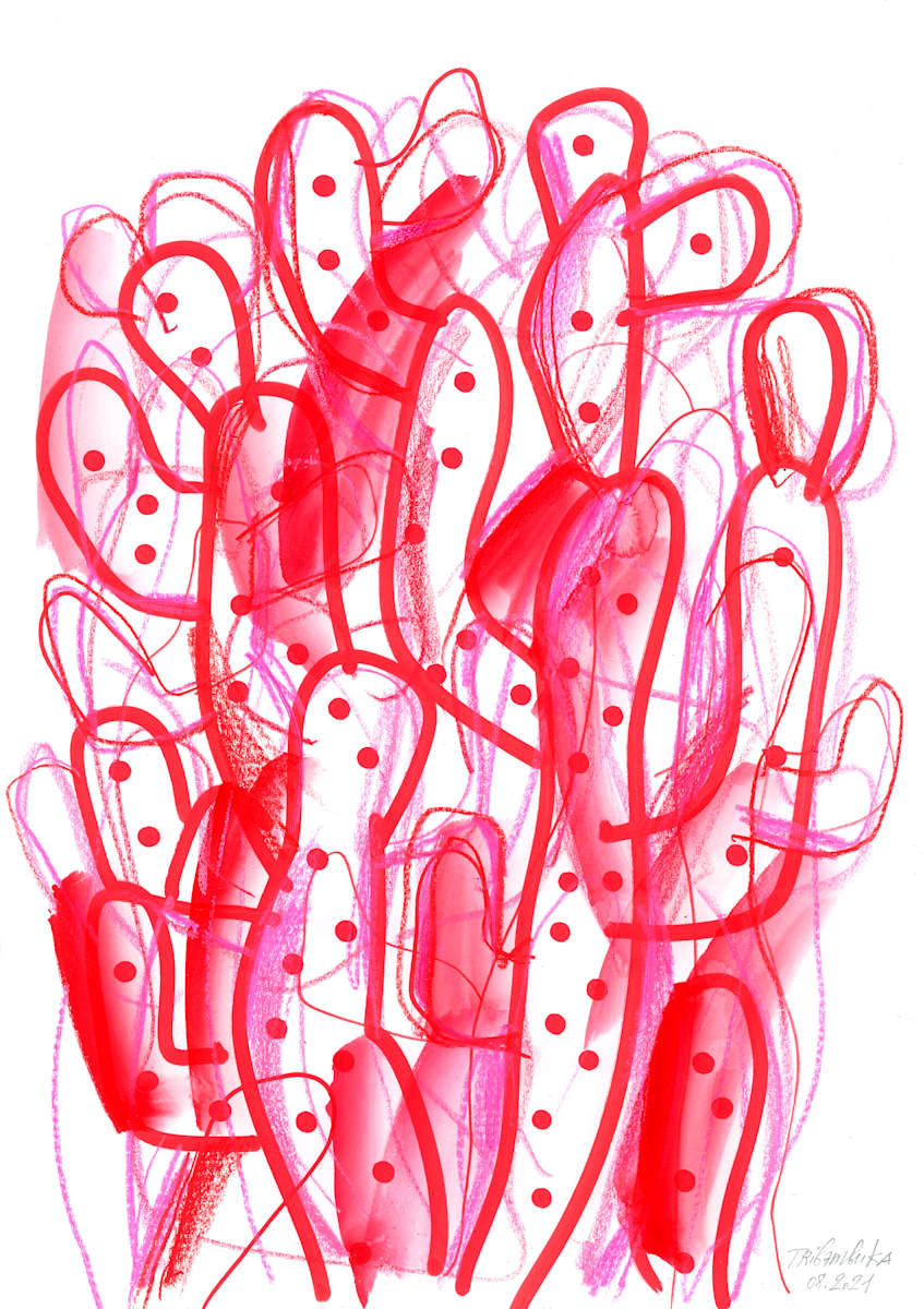 Cacti in Red by Tribambuka, Image 2.