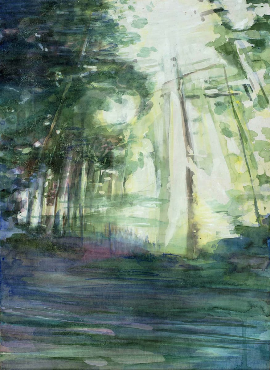 Louise near Olinda by Amanda van Gils  Image: Exhibited in 'E-motion solo exhibition at White Canvas Gallery Brisbane 2015. Sold