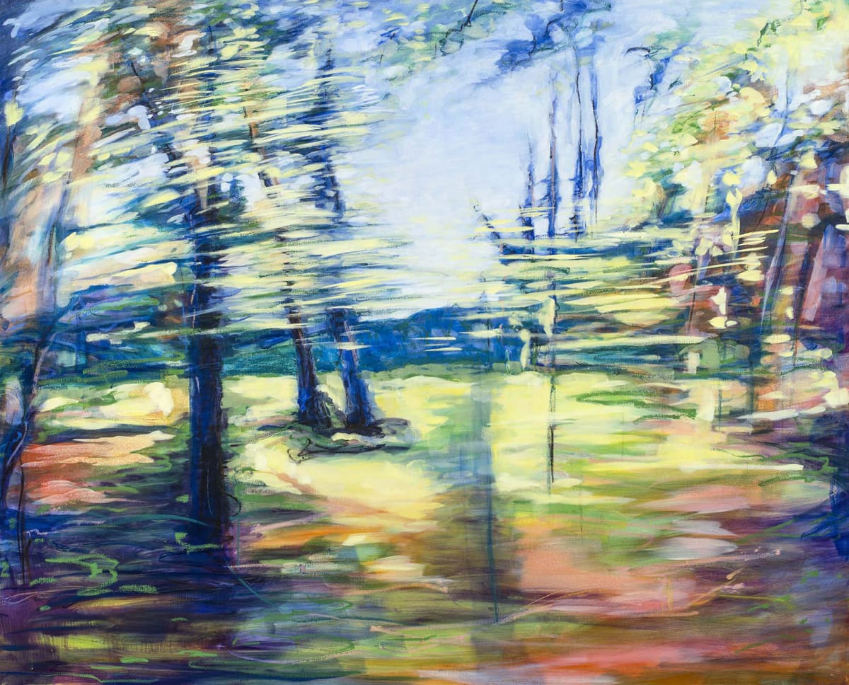Steve Near Emerald by Amanda van Gils  Image: Exhibited in 'E-motion' solo exhibition at White Canvas Gallery Brisbane 2015. Sold
